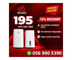 Etisalat Home WiFi Connection