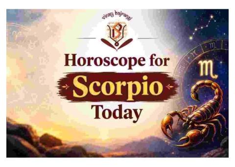 Horoscope for Scorpio Today: Check Daily Zodiac Insights