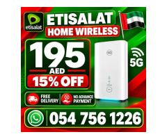 Etisalat Home Wireless 5G Wi-Fi Router (Box & Accessories incl)