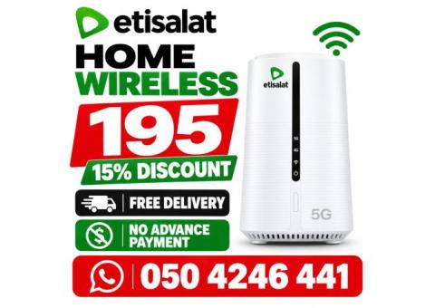 Etisalat Home wifi internet connection