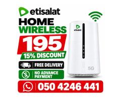 Etisalat Home wifi internet connection