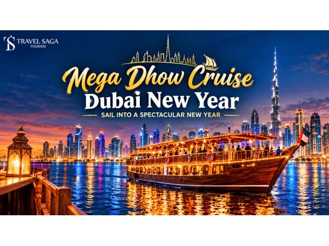 Mega Dhow Cruise Dubai New Year- Sail Into A Spectacular New Year