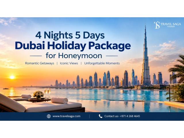 Make Your First Trip Together Special with a Romantic Dubai Honeymoon Escape