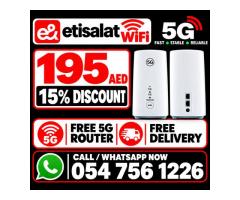 Etisalat Home Wireless 5G Router – High-Speed Internet (Excellent Condition)
