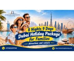 8 Nights 9 Days Dubai Holiday Package for Families – Attractions and Leisure