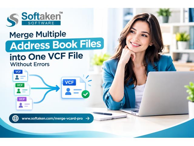 Merge Multiple Address Book Files into One VCF File Without Errors