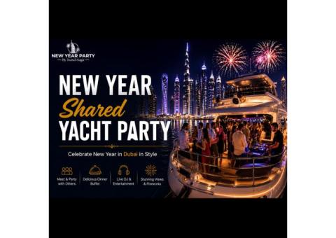 New Year Shared Yacht Party – Celebrate New Year in Dubai in Style