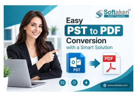 PST to PDF Converter Available for Quick Email Conversion