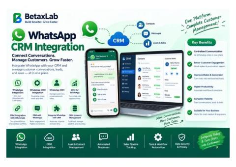 CRM with WhatsApp: Simplify Customer Management & Automate Messaging