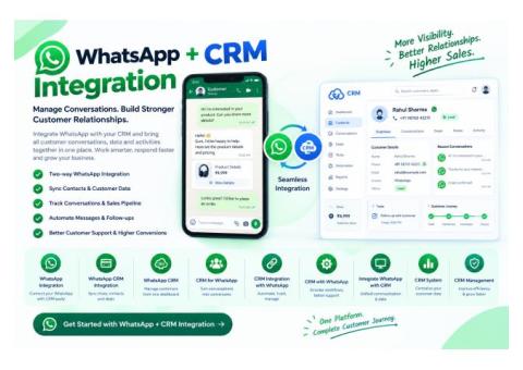 CRM with WhatsApp: Simplify Customer Management & Automate Messaging