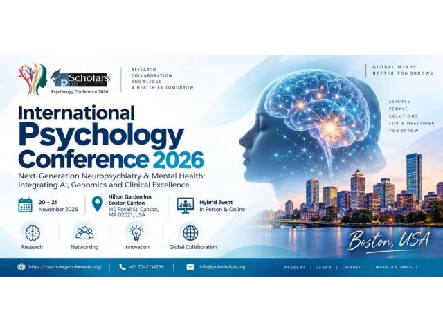 International psychology conference 2026 USA