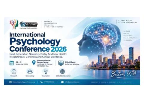 International psychology conference 2026 USA