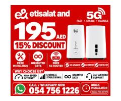 Original Etisalat Home Wireless 5G Router - Box & Accessories Included