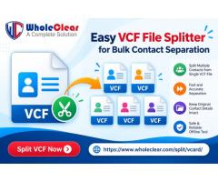 Easy VCF File Splitter for Bulk Contact Separation