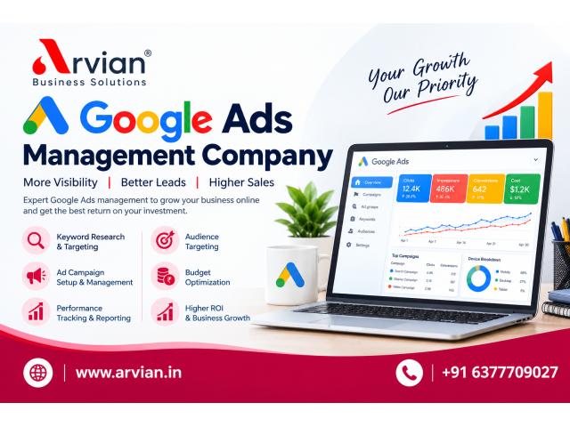 Google Ads Management Company for Business Growth