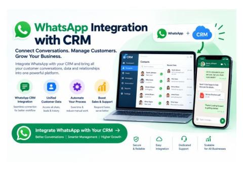 CRM Integration with WhatsApp: Automate Sales & Customer Support