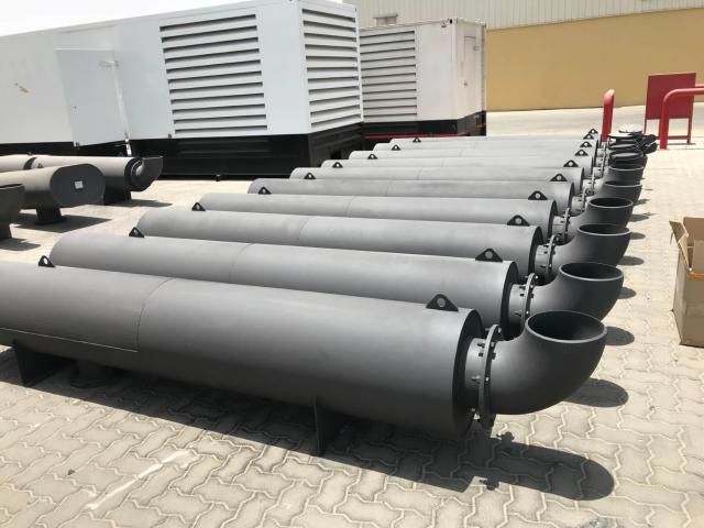Diesel Generator Exhaust Silencer | Generator Muffler Supplier in UAE