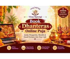 Book Dhanteras Puja Online for Prosperity and Wealth