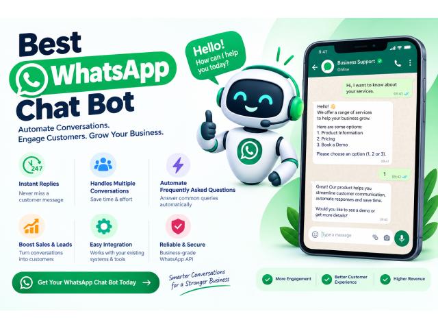 Best Whatsapp Chat Bot | buy chatbot