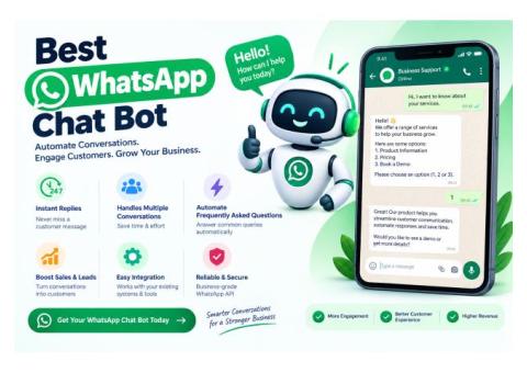 Best Whatsapp Chat Bot | buy chatbot