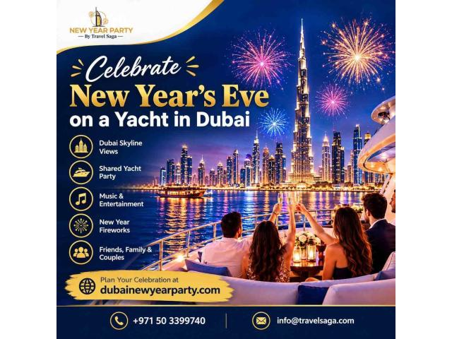 Celebrate New Year’s Eve on a Yacht in Dubai
