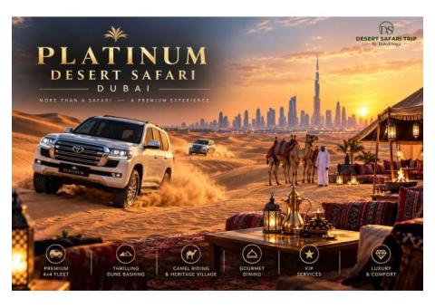 Book Platinum Desert Safari Dubai