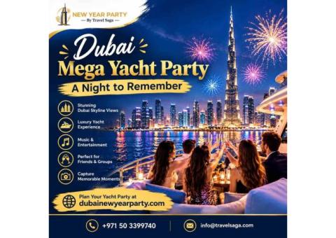 Dubai Mega Yacht Party – A Night to Remember