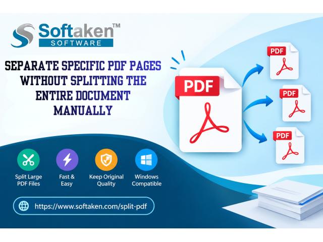 Separate Specific PDF Pages Without Splitting the Entire Document Manually